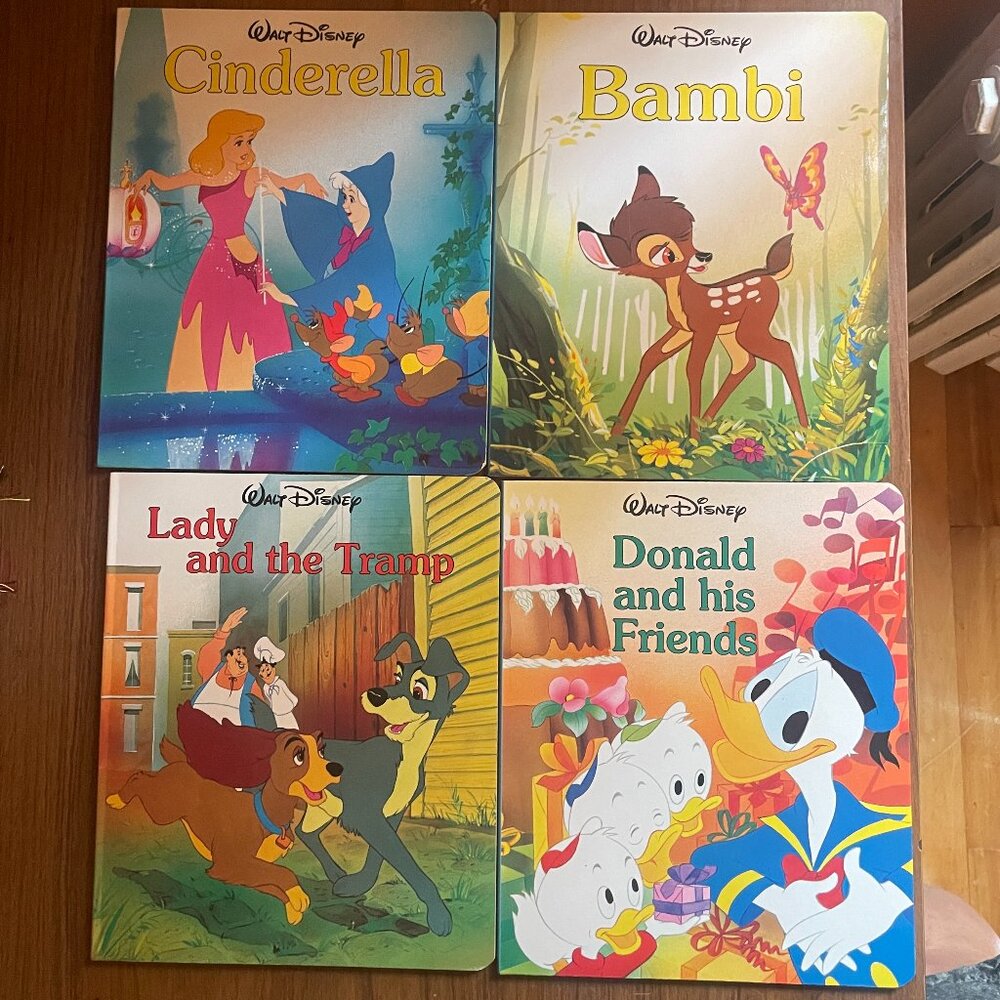 Walt Disney Pre-schook Classics Boardbooks set of 4